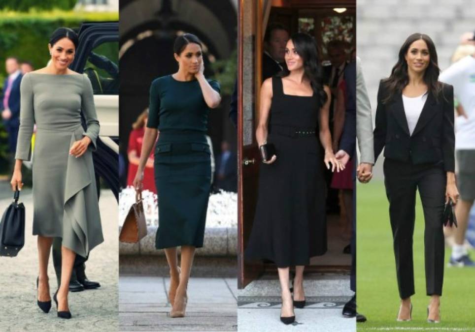 La duquesa de Sussex ha sido fuertemente criticada por los medios británicos tras darse a conocer que su primera visita oficial a Irlanda 'requirió' un guardarropa de más de $40,000 dólares, en tan solo cuatro cambios de ropa.<br/><br/><br/>Mira la galería aquí: http://bit.ly/2JjB4hE