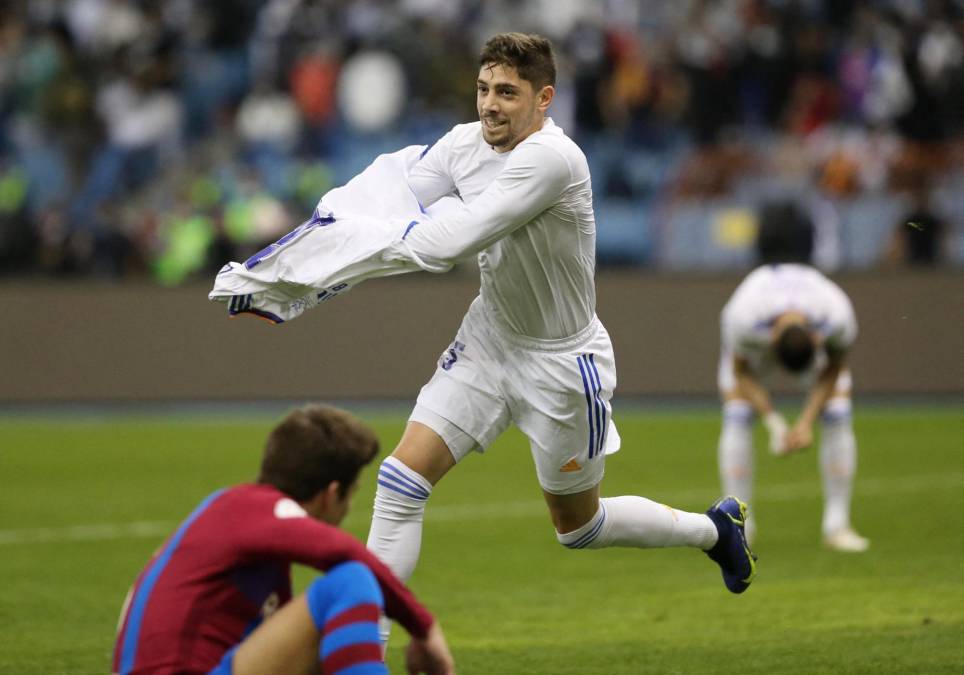 Fede Valverde volvió a ser decisivo en la Supercopa de España y en esta ocasión marcó el gol de la victoria del Real Madrid ante el Barcelona.