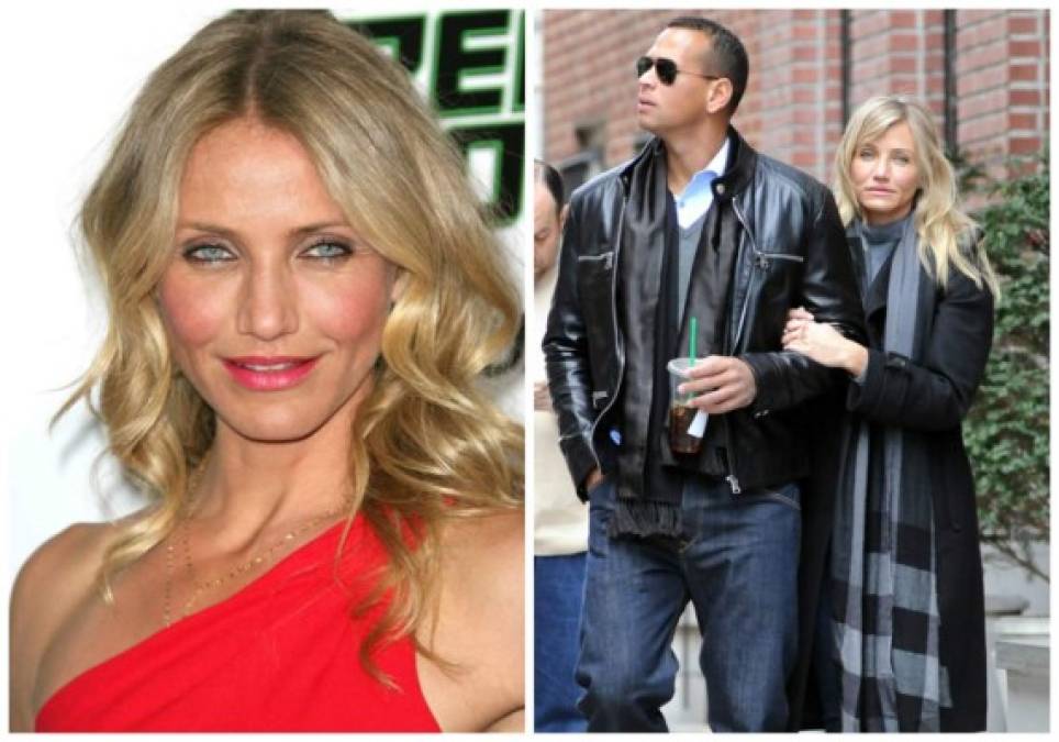 Cameron Diaz (2010 - 2011) la actriz de 'Angeles de Charlie' estuvo más de un año con Rodríguez (Julio 2010 a septiembre 2011).