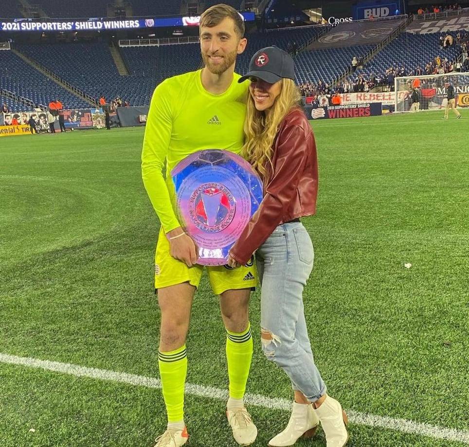 Matt Turner: Portero de la selección de Estados Unidos que tiene como novia a la bella chica Ashley Herron.