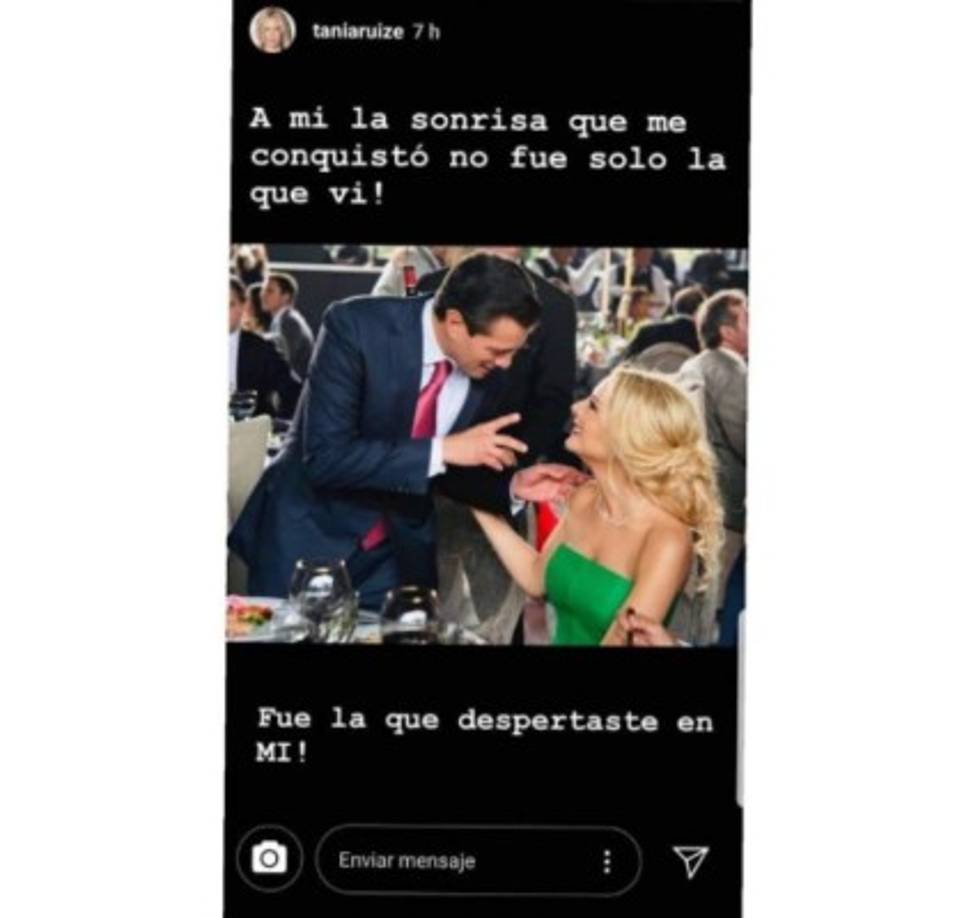 Días atrás, la modelo colgó una foto en una historia de Instagram, en la que aparecen mirándose a los ojos de una manera cómplice.<br/><br/>'A mí la sonrisa que me conquistó no fue sólo la que vi, fue la que despertaste en mí', escribió junto a la imagen, presumiento que su amor va ¡viento en popa!.