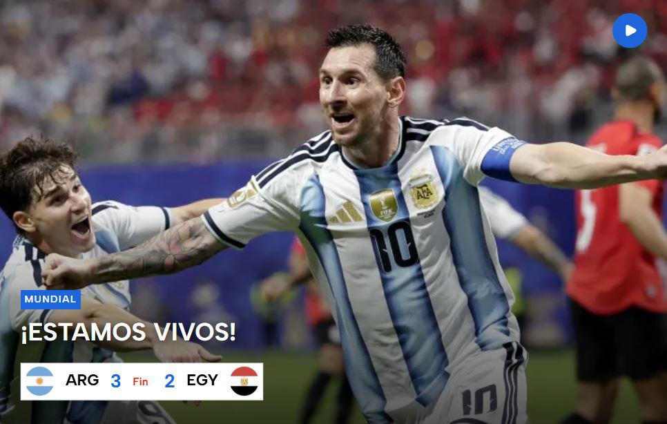 Señalan otro robo de Argentina y polémica tras remontada a Egipto: Ayudita