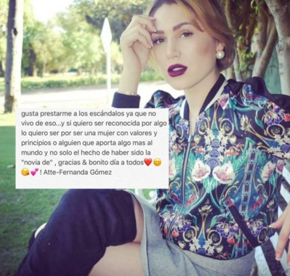 La ex novia Saúl ‘El Canelo’ Álvarez, Fernanda Gómez, no se ha quedado callada tras conocerse que el boxeador está con Shannon de Lima, ex pareja de Marc Anthony.