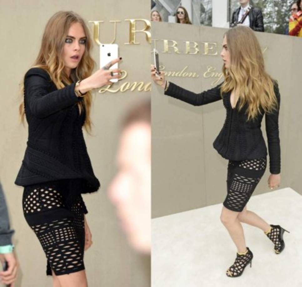 Y siempre le gusta enseñar y tomarse selfies.