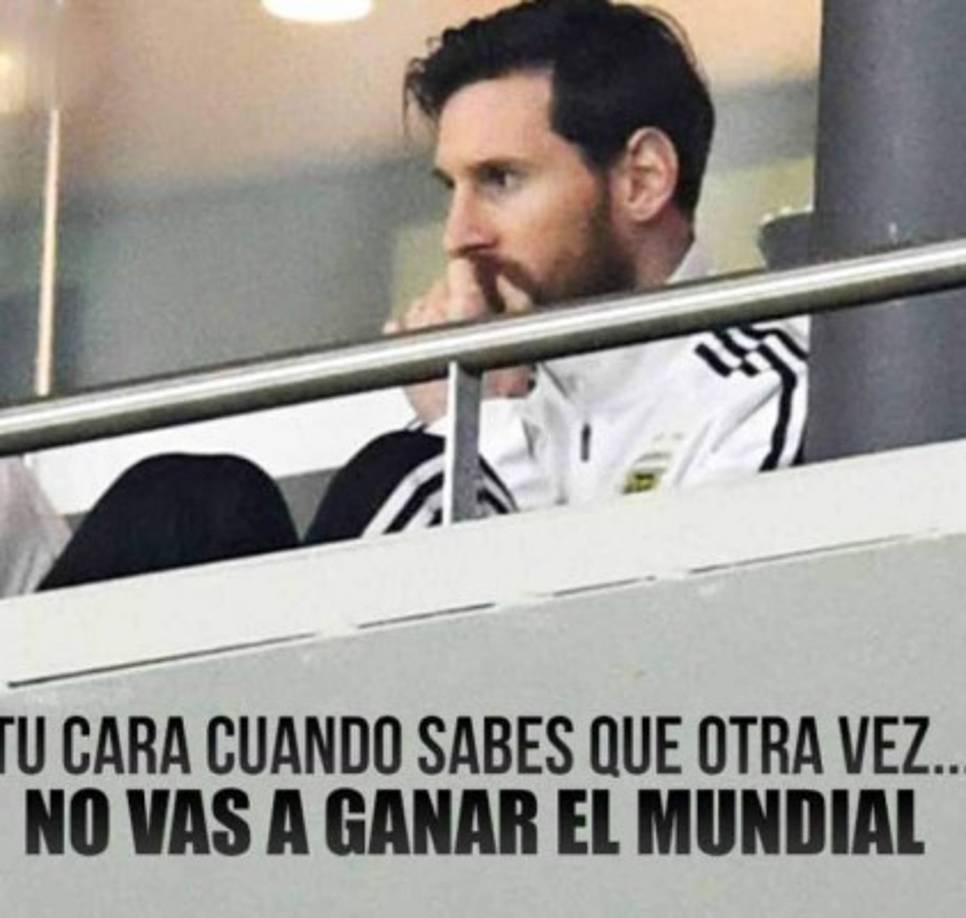 Messi no podía quedar atrás en los memes.