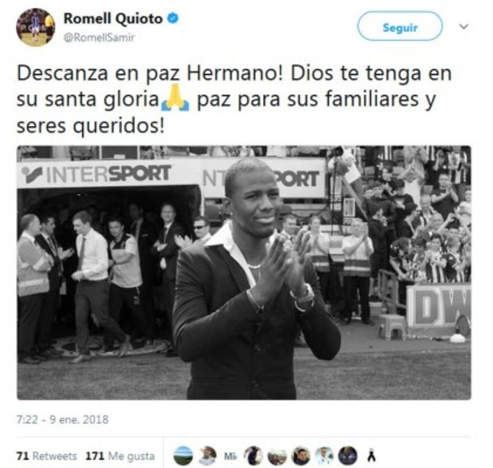 El delantero Romell Quioto.