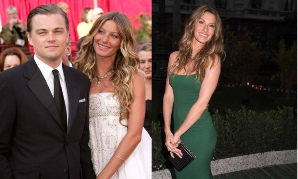 Gisele Bündchen- 2000-2005<br/>Profesión: Modelo<br/>Edad actual: 37<br/><br/>La modelo brasileña fue una de sus relaciones más duraderas del actor. El final su relación pudo darse por las pocas ganas que tenía el actor de comprometerse.<br/>