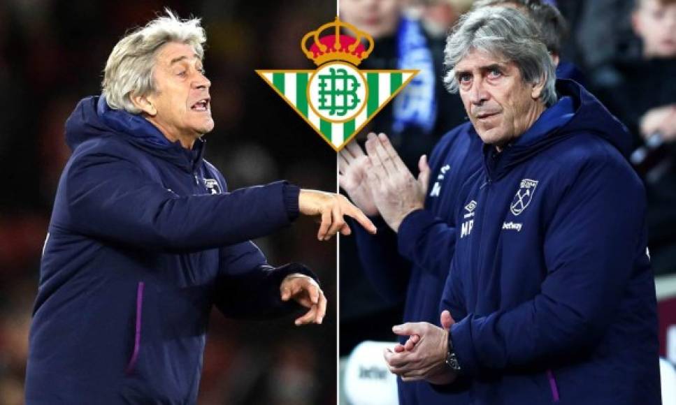 El técnico chileno Manuel Pellegrini es uno de los preferidos para hacerse con el banquillo del Betis la próxima temporada, según Jugones de La Sexta. Tras se precipitada marcha del West Ham United, el sudamericano está sin equipo. En España ya ha dirigido a Málaga, Villarreal y Real Madrid.