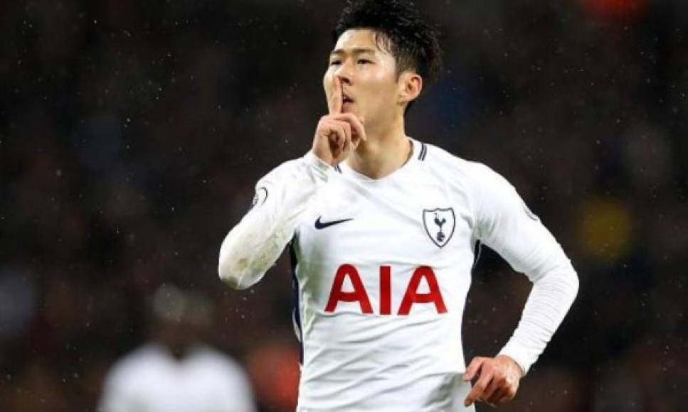 Heung-min Son juega en el Tottenham desde el 2015. Además de los Spurs, ha jugado en Europa en clubes como el Leverkusen y Hamburgo de Alemania.