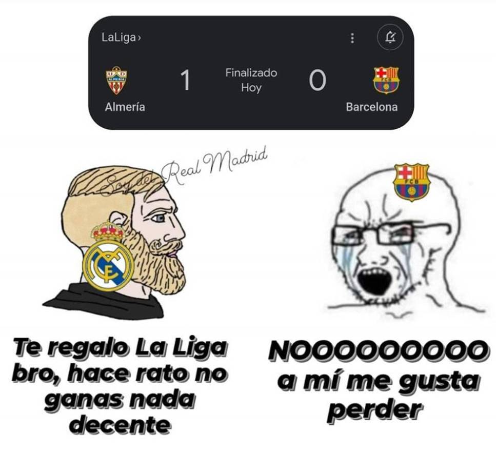 Memes: Destrozan al Barcelona tras caer ante Almería en La Liga