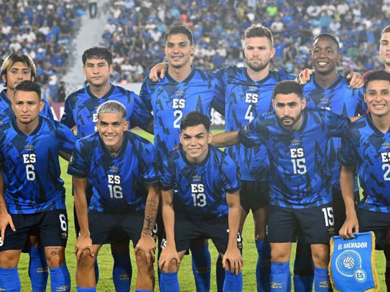 El 11 titular de El Salvador que perdió ante Trinidad y Tobago el pasado 10 de septiembre.