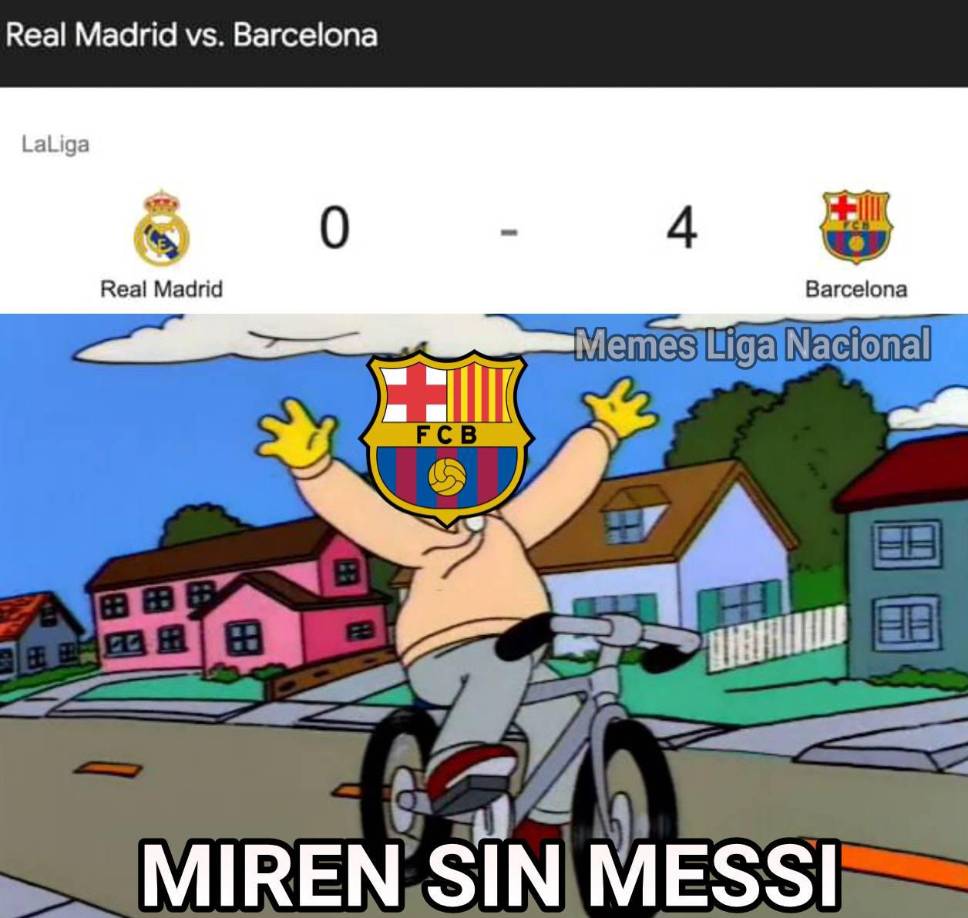 Los memes crucifican al Real Madrid tras ser goleado y humillado por el Barça de Xavi