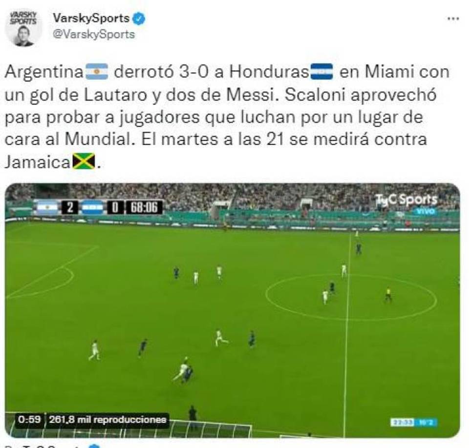 Sorprendidos por lo que hizo un hondureño: Lo que dicen a nivel mundial sobre el Argentina - Honuras