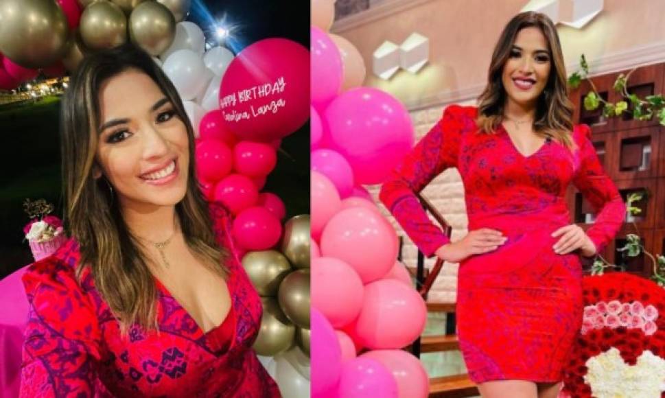 La presentadora hondureña Carolina Lanza celebró su cumpleaños recientemente y compartió con sus seguidores de Instagram algunas fotos de su festejo.
