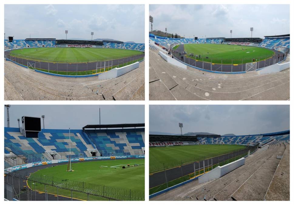 El Estadio Nacional Chelato Uclés se prepara con todo para estrenarse en el duelo entre el Olimpia y el Olancho FC este domingo a las 5:00 p.m.