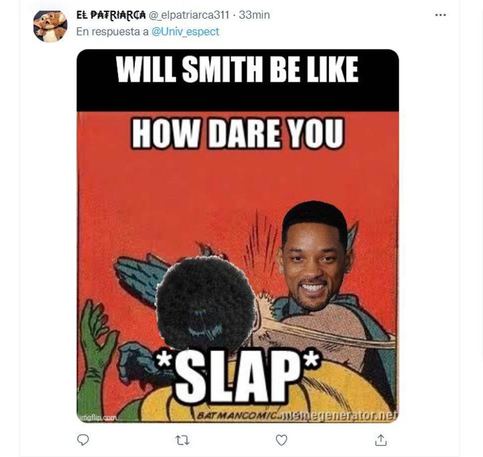 En un momento que provocó un silencio incómodo y confusión en el Teatro Dolby, Smith se acercó a Rock y le pegó en el rostro, antes de regresar a su asiento junto a Jada y gritar obscenidades.