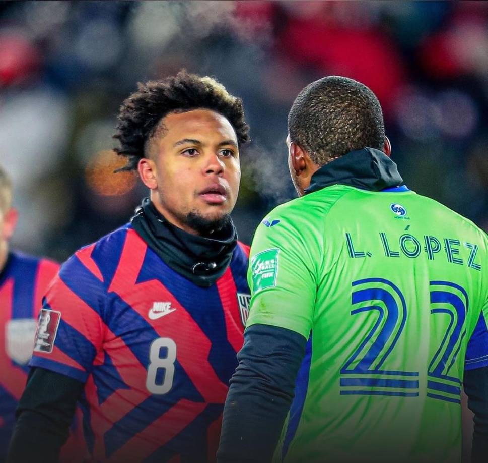 Luis ‘Buba‘ López tuvo un cara a cara con Weston McKennie.