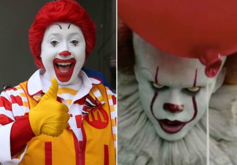 8. Inspirada en Ronald McDonald<br/><br/>Se dice que Ronald McDonald pudo ser el payaso que inspirara a Stephen King para realizar IT, pues según algunas teorías, luego de compartir un asiento de avión con este personaje, se le vino a la mente la siguiente pregunta: ¿qué es lo que asusta más a un niño?, y desde ahí empezó todo el terror entorno a su gran obra.