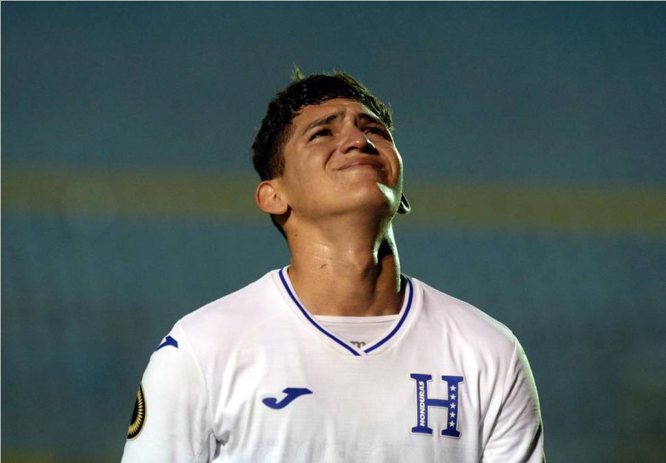 La tristeza de Edwin Munguía tras quedar afuera del Mundial Sub-17 de Perú 2023.