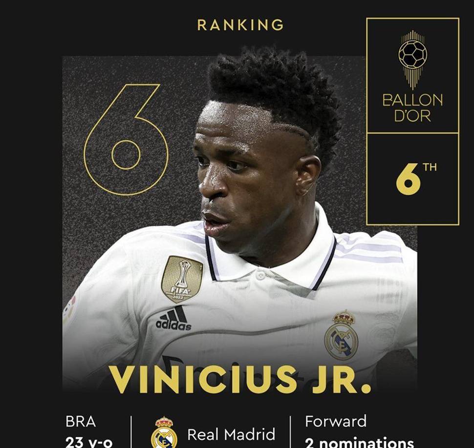 6. Vinicius Jr. (Real Madrid)