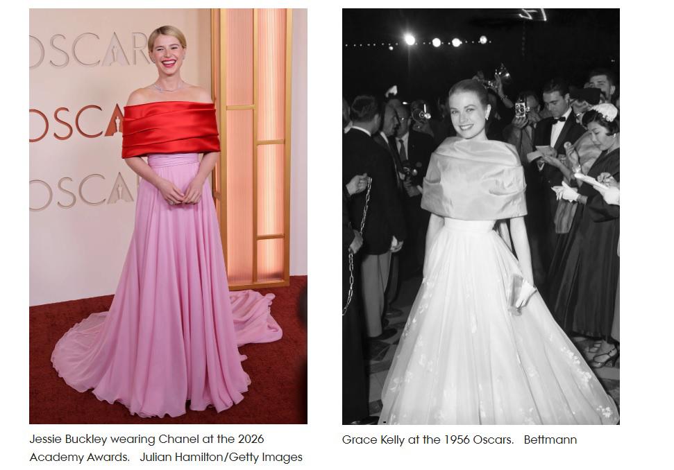 ¿Vestida para ganar? Así llegó Jessie Buckley a los premios Óscar 2026