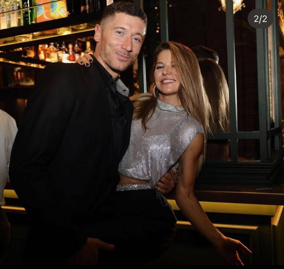Robert Lewandowski y su bella esposa Anna Lewandowska.