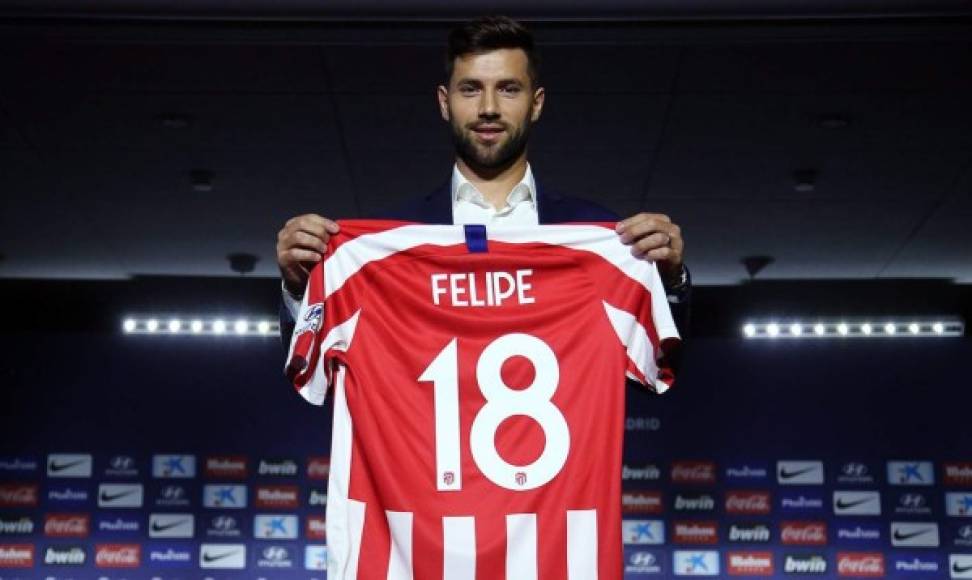 El defensa brasileño Felipe Monteiro fue presentado como nuevo jugador del Atlético de Madrid. 'Hasta Casillas me ha hablado bien del Atlético y Miranda es mi espejo', dijo el exjugador del Porto.