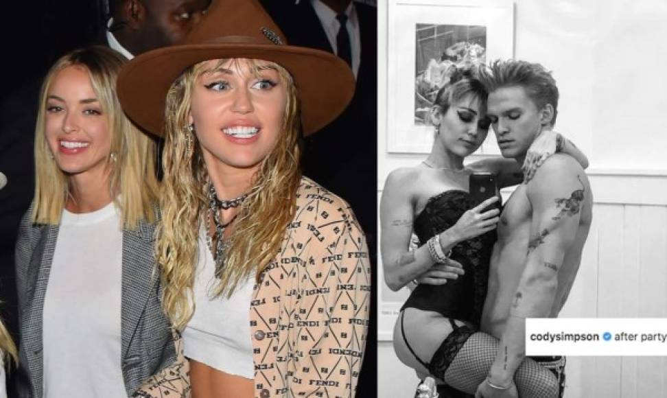 Desde entonces Miley ha tenido una vida amorosa agitada, primer con Kaitlynn Carter, con quien ha estaba desde antes de anunciar su ruptura con Liam, y un mes después con el cantante australiano Cody Simspon, con quien ha permanecido, al menos hasta este diciembre de 2019. MIRA: <a href='https://www.laprensa.hn/fotogalerias/farandula/1324654-410/miley-cyrus-presume-novio-tras-divorcio-liam-hemsworth-cody-simpson-kaitlynn-carter' style='color:red;text-decoration:underline' target='_blank'>Miley Cyrus insaciable en el amor presume nuevos novios a meses de ruptura con Liam Hemsworth </a>