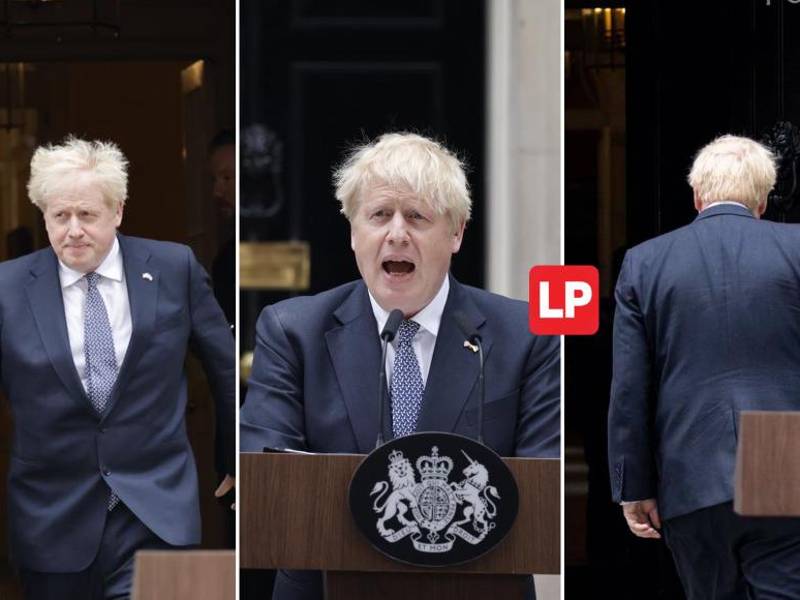 Boris Johnson, bajo una insoportable presión tras perder el apoyo de su Partido Conservador británico a raíz de incesantes escándalos, dimitió este jueves como líder de la formación, pero seguirá en el cargo de primer ministro hasta que sea elegido su sucesor.