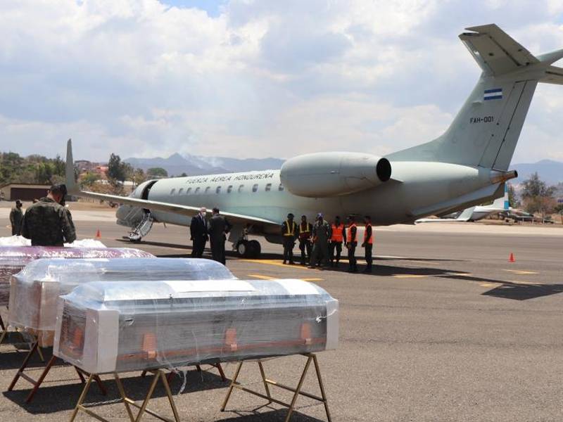 Brindaron apoyo la Secretaría de Relaciones Exteriores, el Comité Internacional de Cruz Roja, la Secretaría de Defensa y la Fuerza Aérea Hondureña.