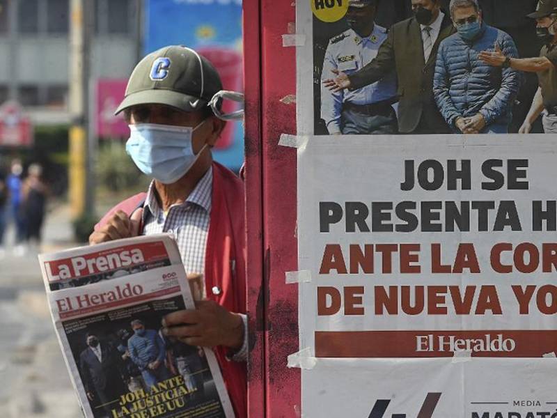 La noticia de la extradición del expresidente hondureño provocó eco a nivel nacional e internacional.