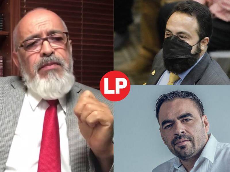 Ángel Martínez (detective privado), Luis Redondo (presidente del Congreso Nacional de Honduras) y Milton Benítez “El Perro Amarillo” (ministro de Comunicaciones).