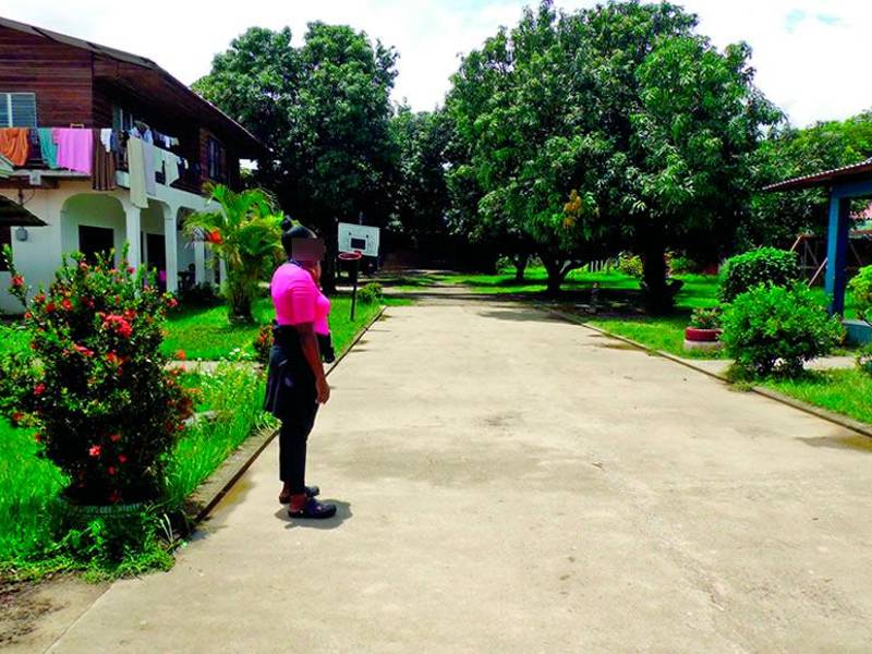 <b>Los niños del orfanato Puertas Abiertas continúan su vida normal de recreación: ahora están bajo el cargo de la Dinaf. </b>