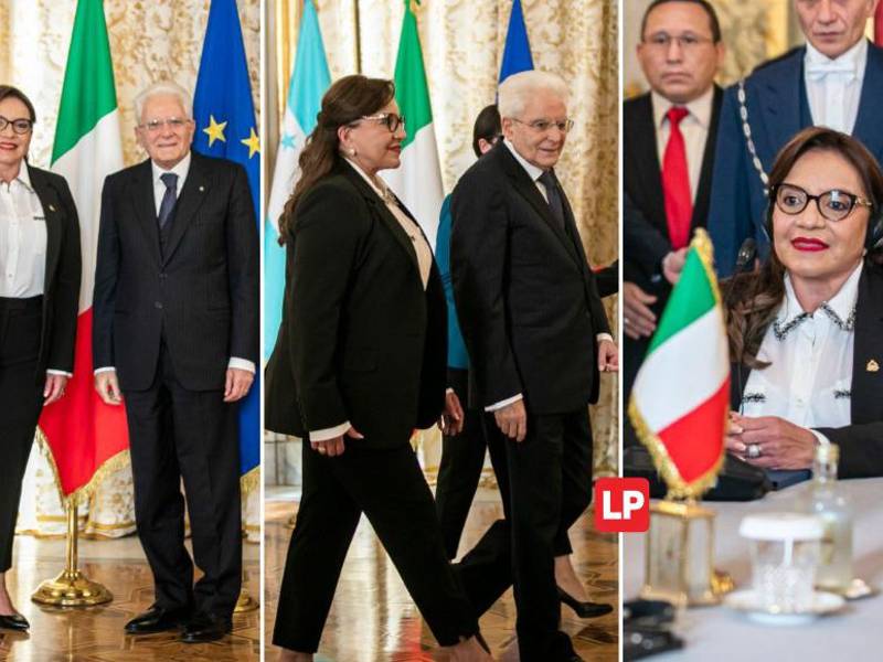 La presidenta de Honduras, Xiomara Castro, en su gira diplomática por Europa, sostuvo este miércoles una reunión bilateral con el mandatario italiano, Sergio Mattarella.