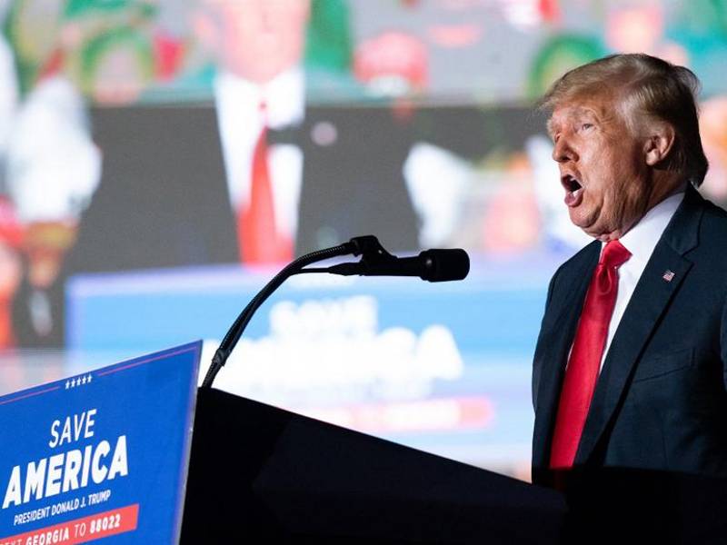 Donald Trump, expresidente de los Estados Unidos.