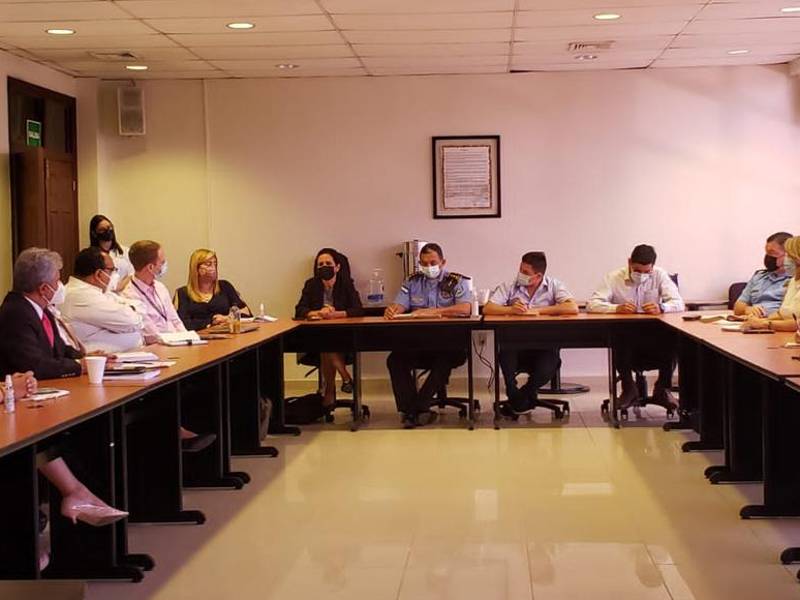 La reunión se llevó a cabo este martes en un sector de Tegucigalpa.