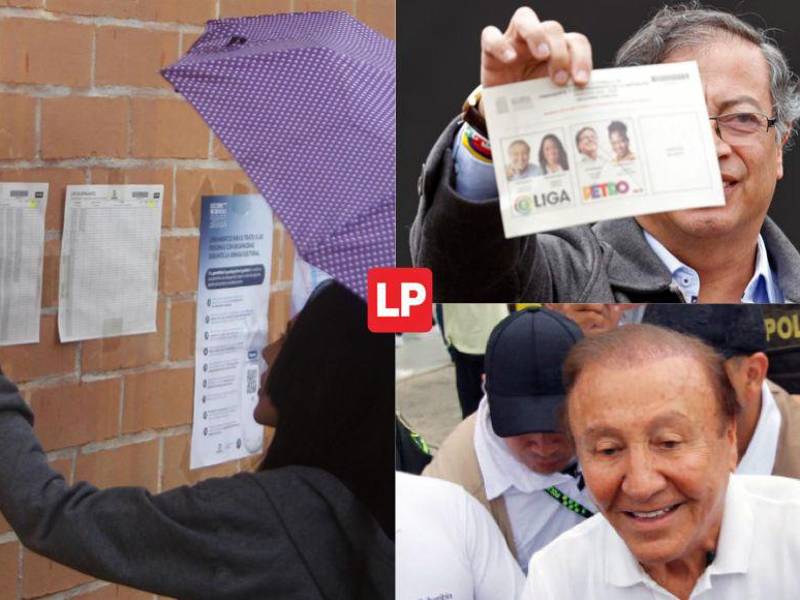 Los colombianos comenzaron a votar este domingo para elegir presidente entre el izquierdista Gustavo Petro y el independiente Rodolfo Hernández, dos candidatos ajenos a los partidos, con propuestas radicales de cambio para un país en crisis. Fotografías: EFE / AFP