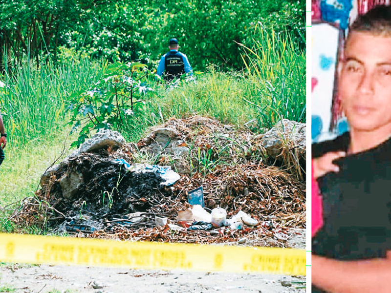 El cadáver de Wilson Daniel Martínez Gómez fue encontrado la mañana de ayer.