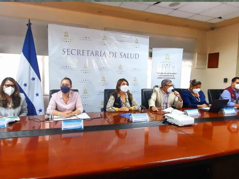 Comparecencia de prensa de las secretarías de Educación y Salud.