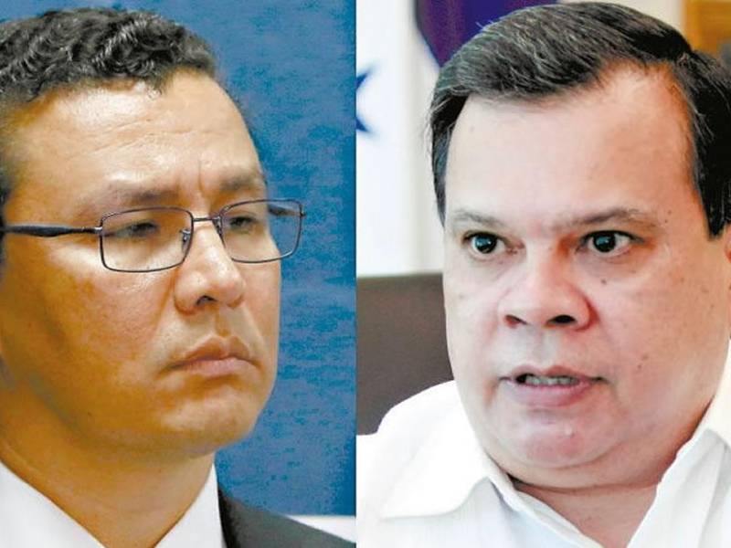 Ebal Díaz, exsecretario de la Presidencia, y Ricardo Cardona, exsecretario privado de Juan Hernández.