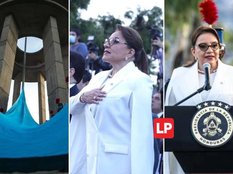 La presidenta de la República, Xiomara Castro, encabezó a tempranas horas de este jueves la izada de la bandera en la inauguración de las fiestas de independencia en Honduras.