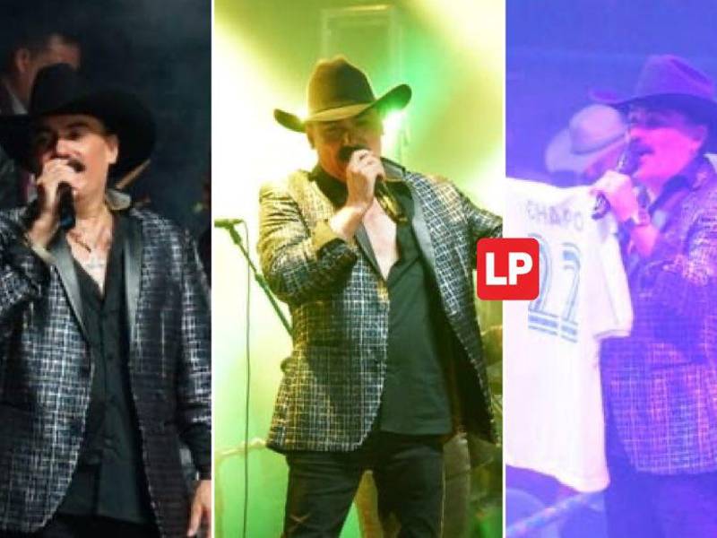 El artista mexicano, El Chapo de Sinaloa, se presentó anoche en el Campo Agas, de San Pedro Sula, y deleitó a los presentes al ritmo de sus canciones en el marco de la Feria Juniana 2022, en la ciudad de Los Zorzales.