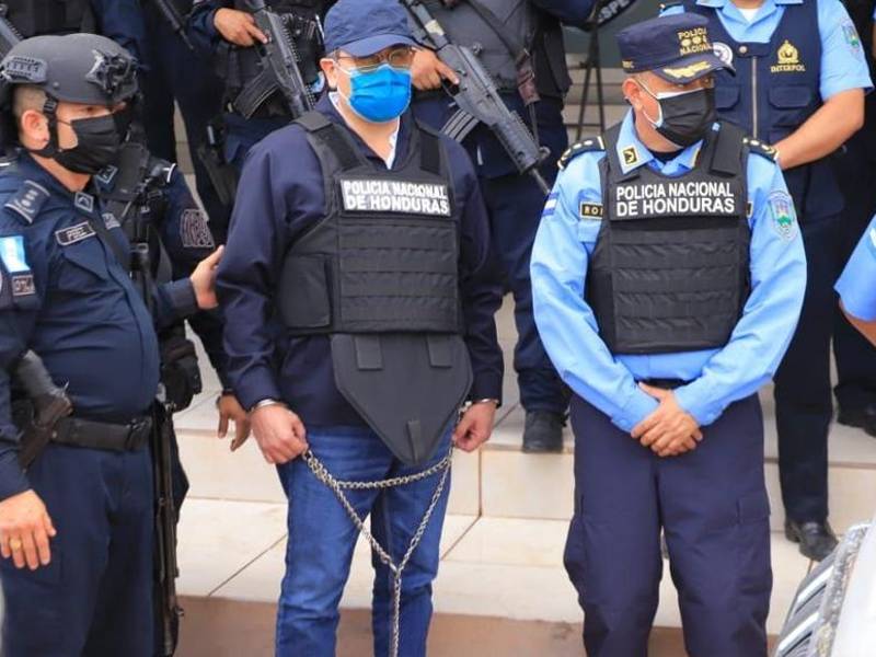 Juan Orlando Hernández es señalado de tres cargos por parte de la justicia de Estados Unidos.