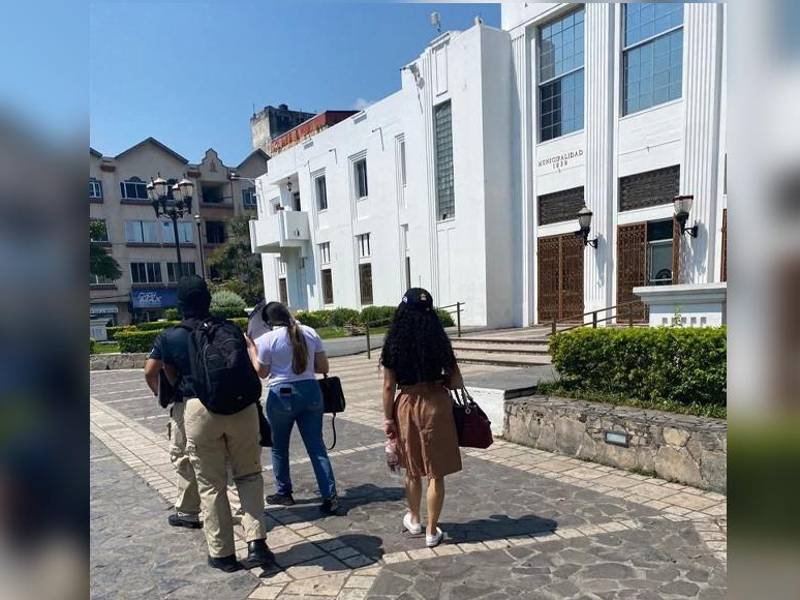 En la Alcaldía sampedrana también hubo toma de declaraciones y entrega de citaciones.