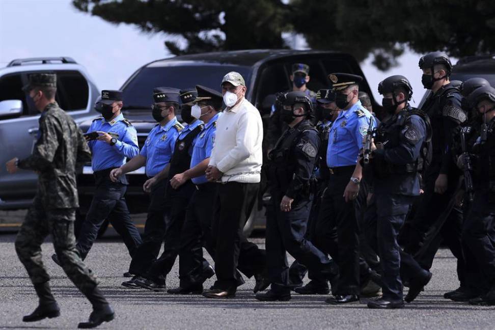 $!Bonilla fue extraditado el 10 de mayo de 2022 desde Tegucigalpa.