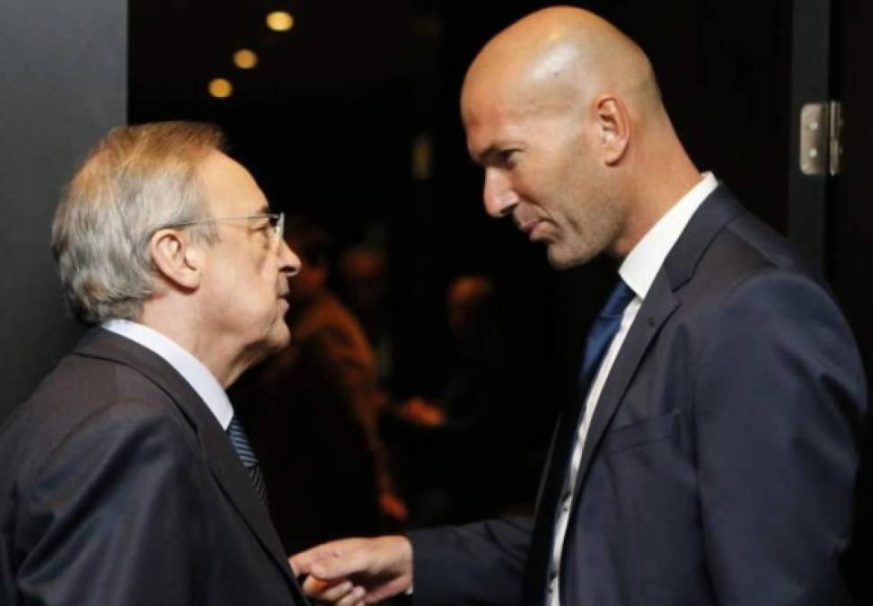 Florentino Pérez analiza separar a Zidane al final de la temporada por lo que todo indica que Real Madrid podría tener nuevo entrenador.