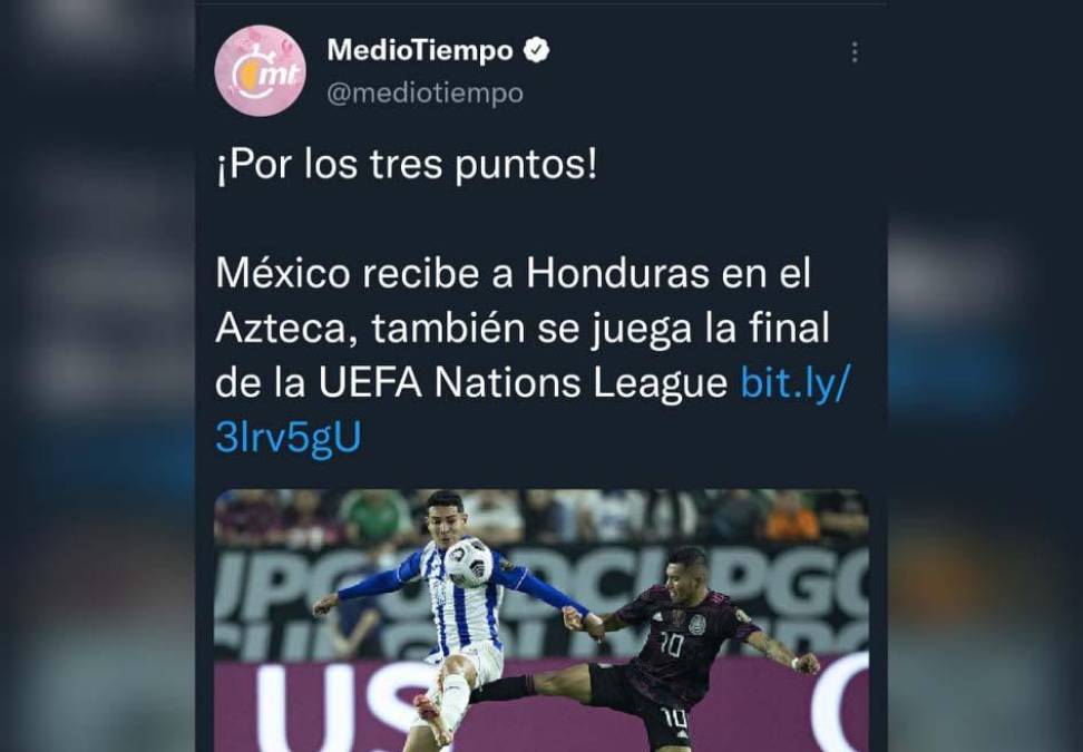 Medio Tiempo de México.