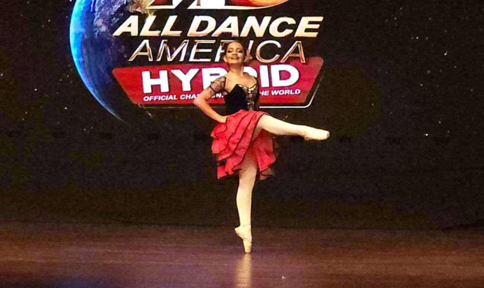María José Jerezano obtuvo el reconocimiento como “Mejor bailarina pre-jóvenes”