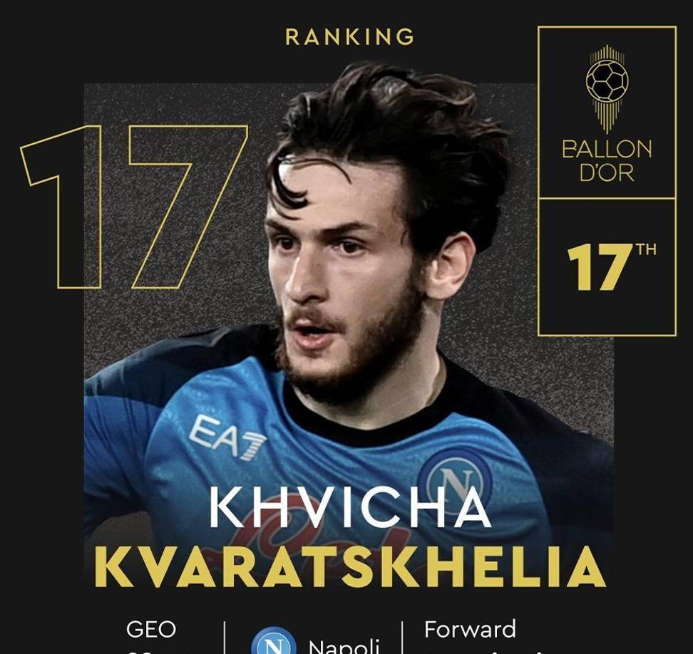 17. Kvicha Kvaratskhelia (Napoli)