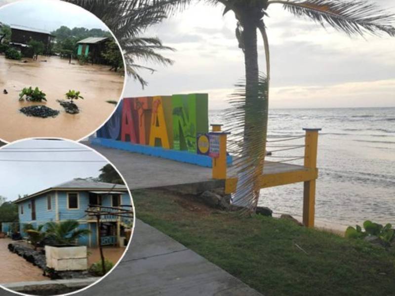 La zona insular de Honduras fue el punto más afectado durante el paso de Nana.